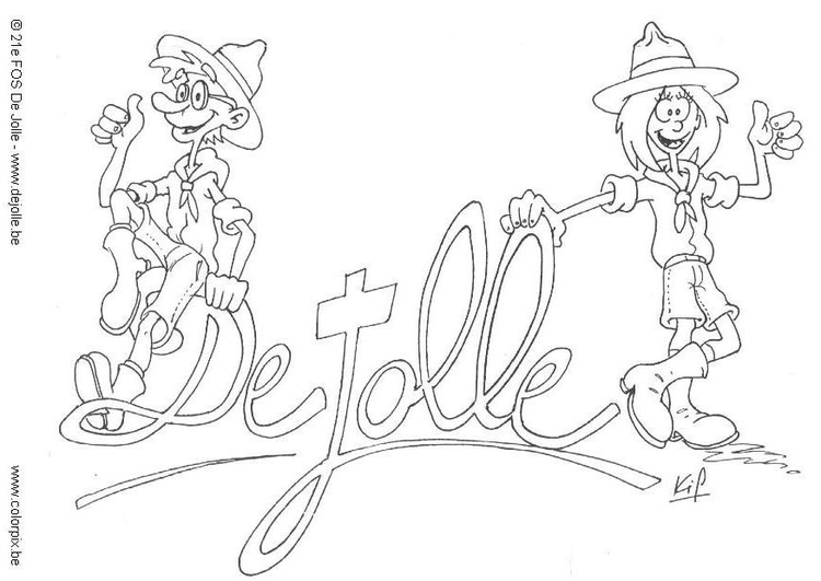 Coloriage association De Jolle