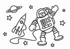 Coloriages astronaute