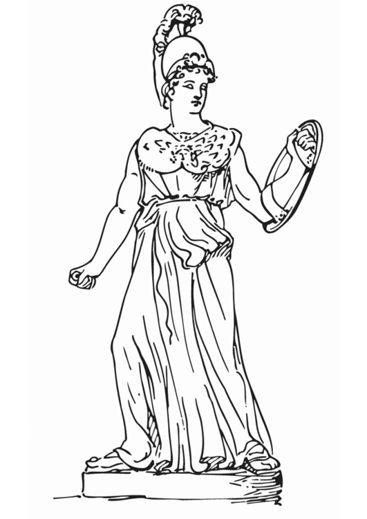 Coloriage Athena Coloriages Gratuits A Imprimer Dessin