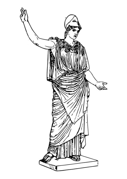 Coloriage Athena Coloriages Gratuits A Imprimer Dessin