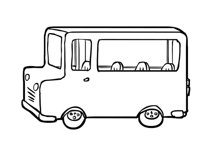 Coloriage autobus (2)