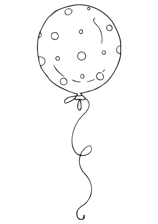 Coloriage ballon