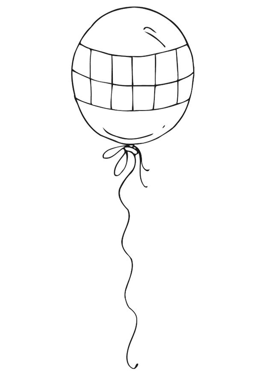 Coloriage ballon