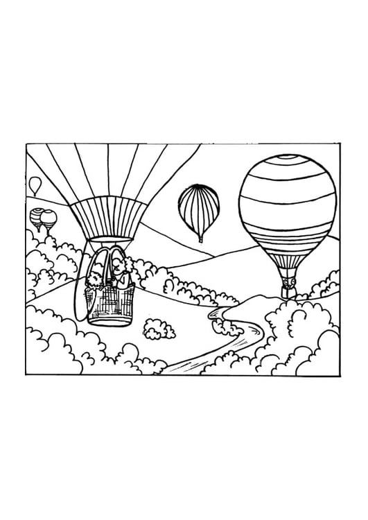 Coloriage ballon
