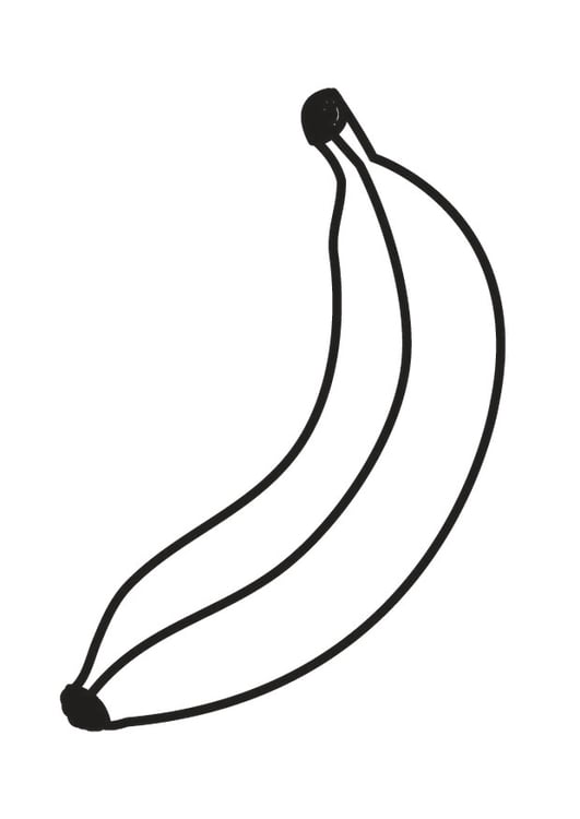Coloriage banane  Coloriages Gratuits à Imprimer  Dessin 23171