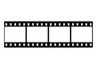 bande de film, négatif de film