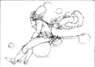 Coloriage baron van munchhausen