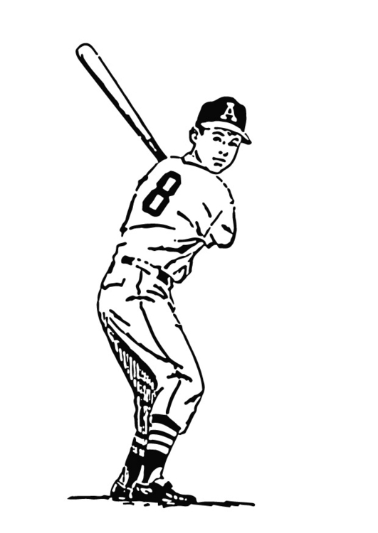 Coloriage base-ball