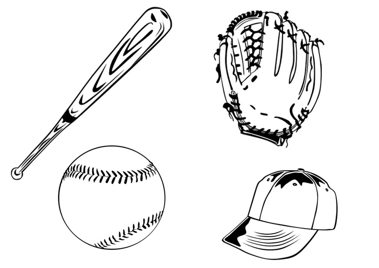 Coloriage base-ball
