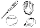 Coloriage base-ball