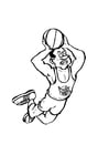 Coloriages basket-ball