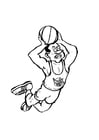 Coloriage basket-ball