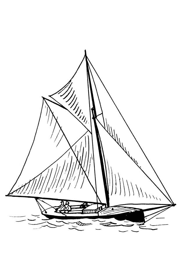 Coloriage bateau  Coloriages Gratuits à Imprimer  Dessin 18907