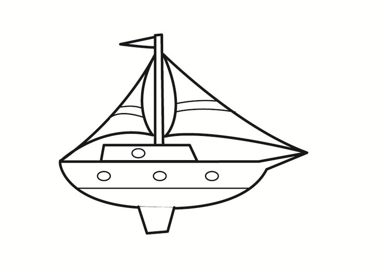 Coloriage bateau