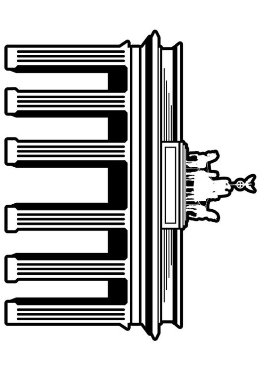 Berlin - porte de Brandenburg