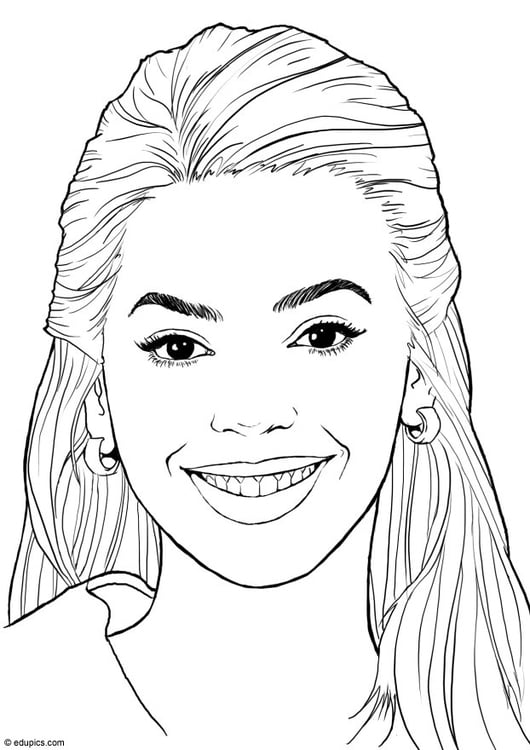 Coloriage Beyonce Knowles