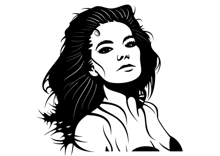 Coloriage BjÃ¶rk