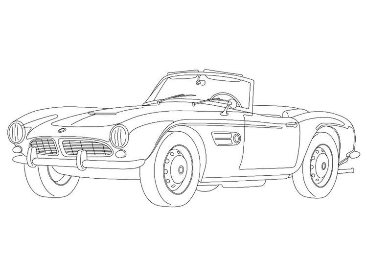 Coloriage BMW 507