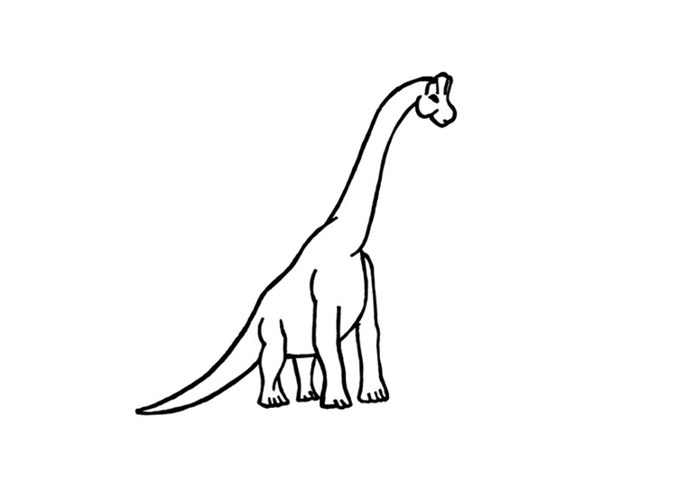 Coloriage brachiosaure