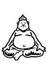 Coloriage buddha