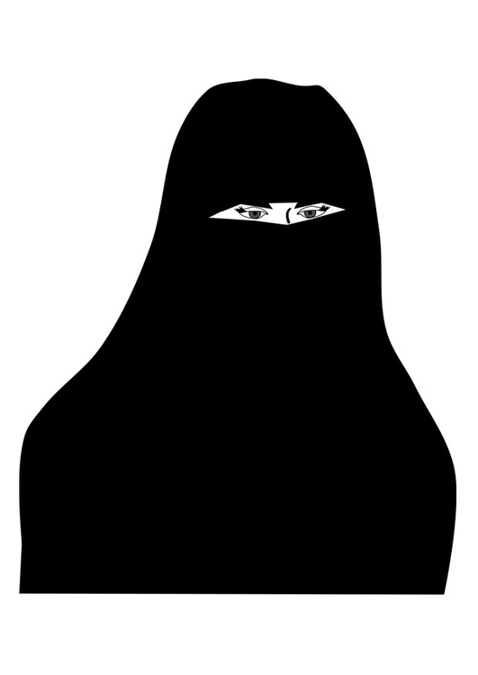 Coloriage burka