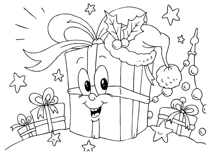 Coloriage cadeaux