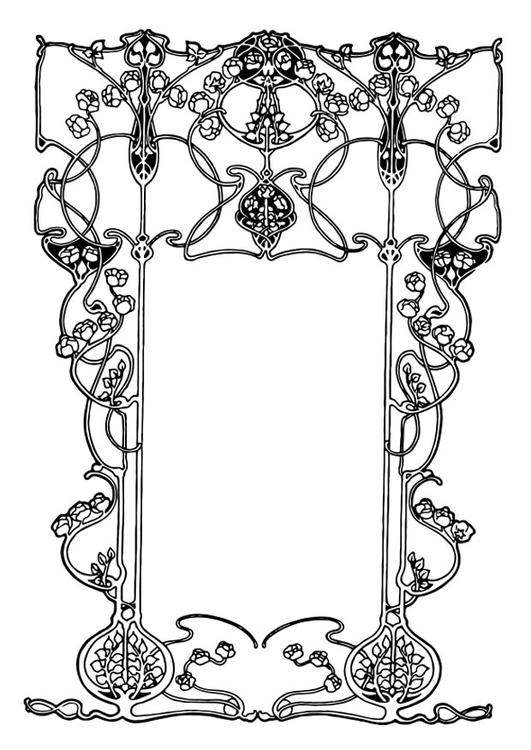 cadre art nouveau