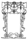 cadre art nouveau