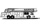 coloriage camion de pompier 2