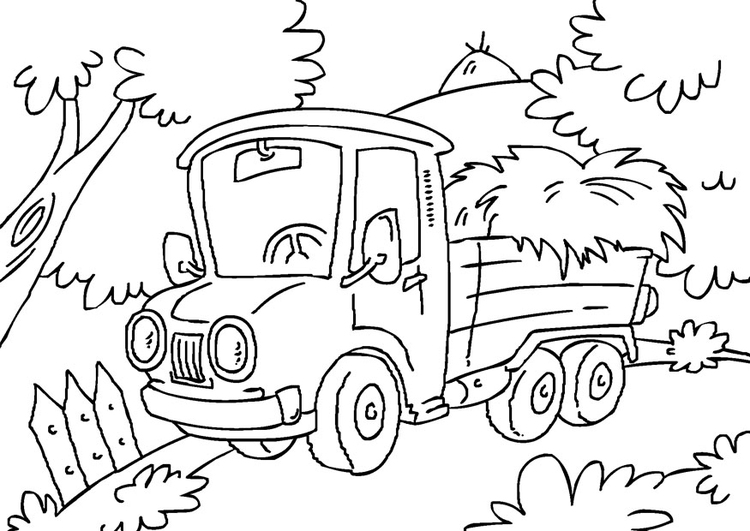 Coloriage camion