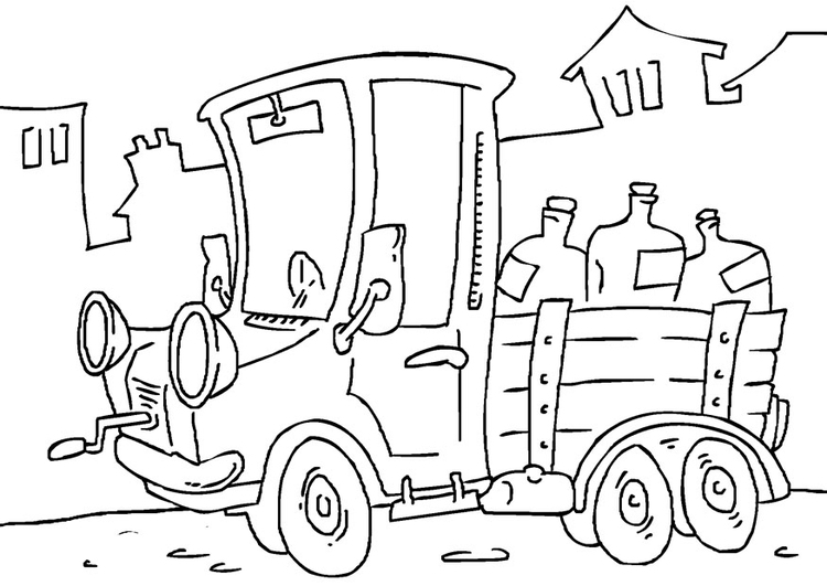 Coloriage camion