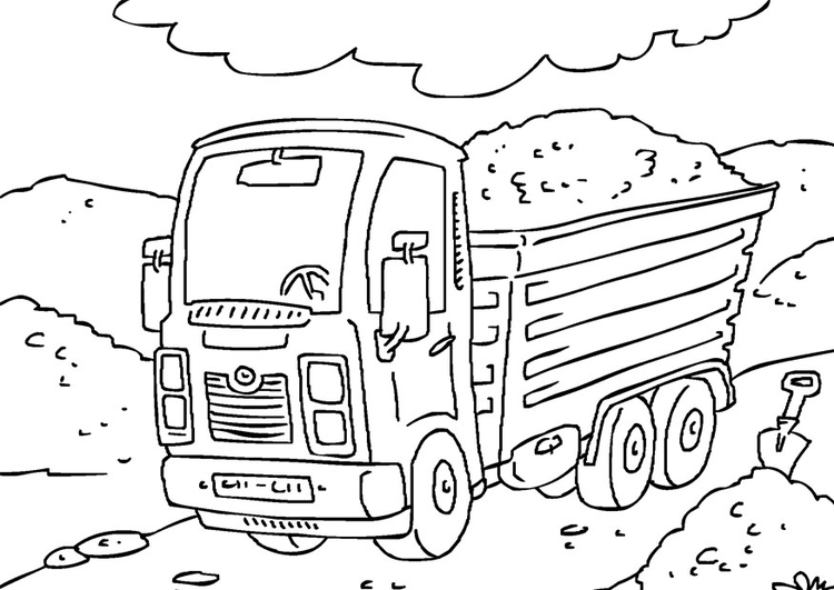 Coloriage camion