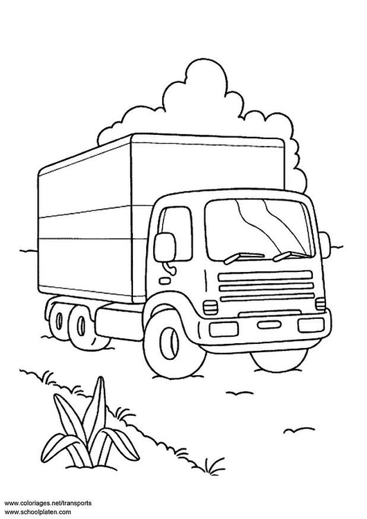 Coloriage camion