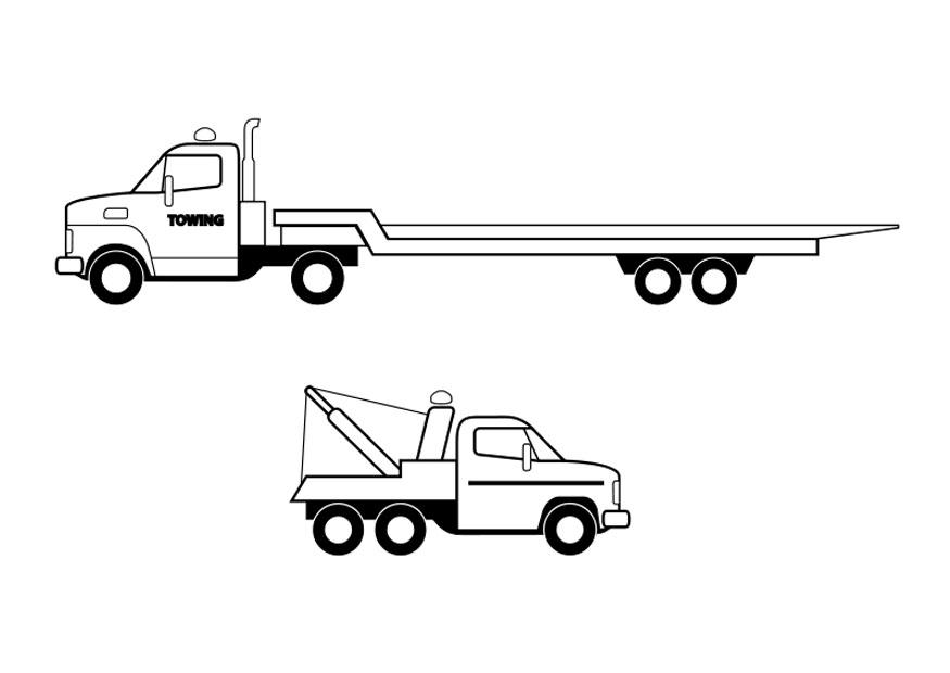 Coloriage camions
