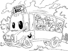 coloriage car scolaire