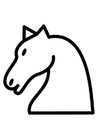 coloriage cavalier