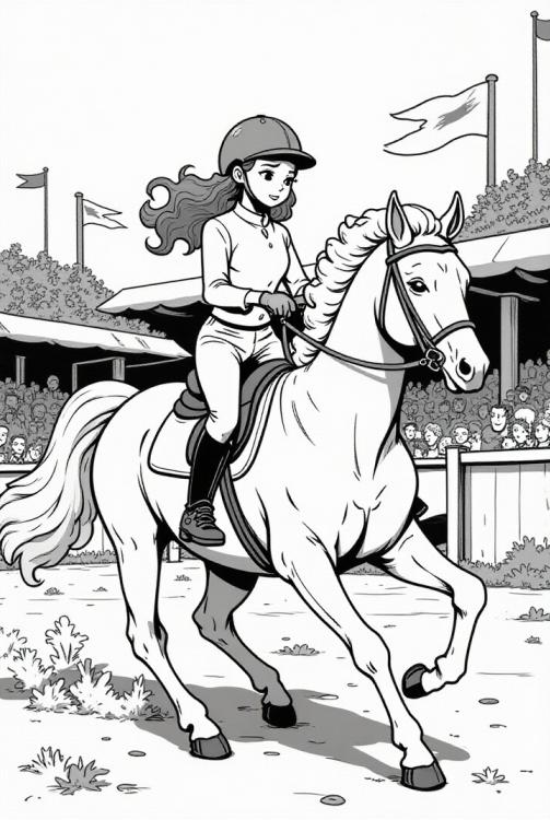 cavalier sur cheval