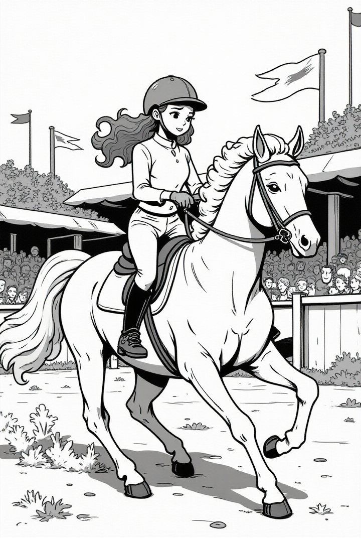 cavalier sur cheval