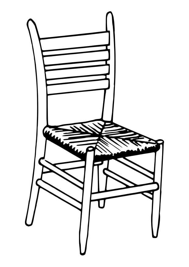 Coloriage chaise