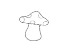 Coloriage champignon