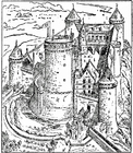 Coloriage chÃ¢teau de Coucy