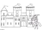 Coloriage chÃ¢teau