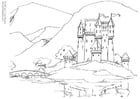 Coloriage chÃ¢teau