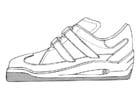 Coloriages chaussure de sport