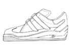 Coloriages chaussure de sport