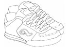 Coloriage chaussures de sport