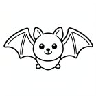 chauve-souris mignonne d'Halloween