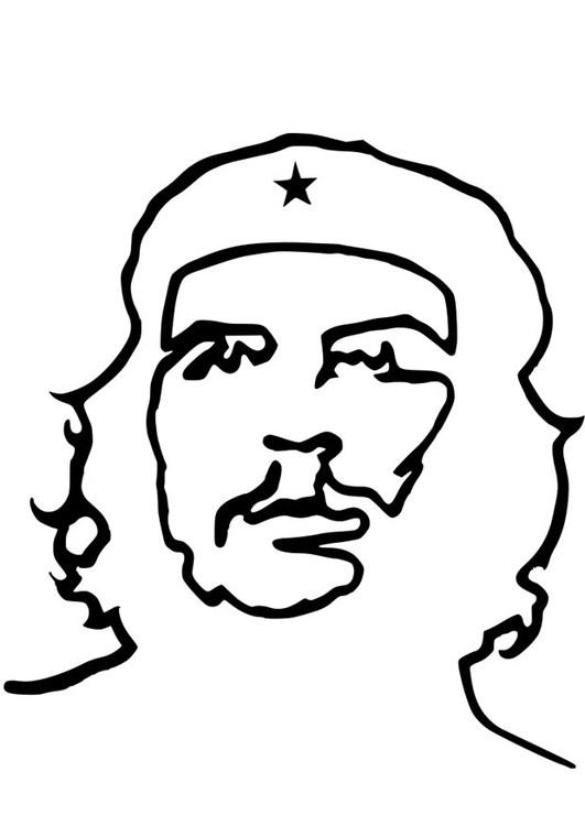 Coloriage Che Guevara