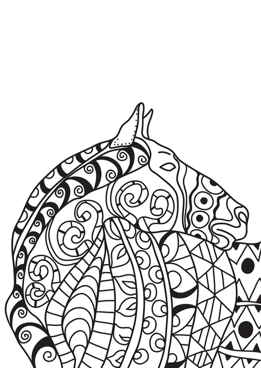 Coloriage cheval