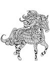 Coloriage cheval